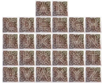 Verzameling letters 0